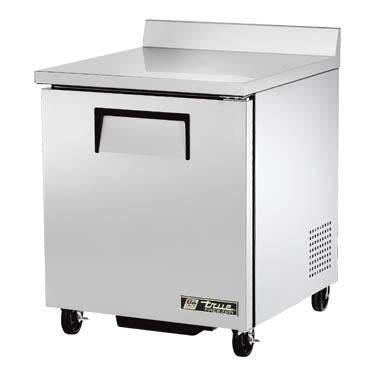 True TWT-27F-HC 27" 1-Section Solid-Door Work Top Freezer