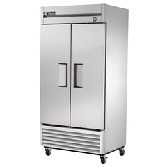 True T-35F-HC 40" 2-Section Solid-Door Reach-In Freezer