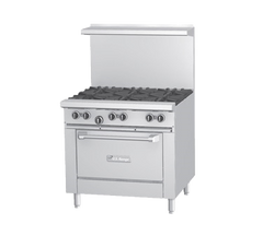Garland U36-6R Natural Gas 36" 6-Burner Range with Standard Oven
