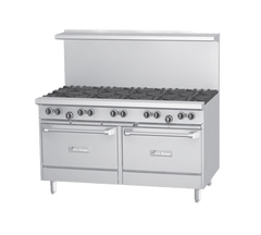 Garland U60-10RR Natural Gas 60" 10-Burner Range with 2 Standard Ovens