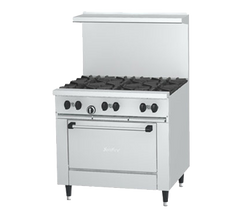 Garland SunFire X36-6R Liquid Propane 36" 6-Burner Range with Standard Oven
