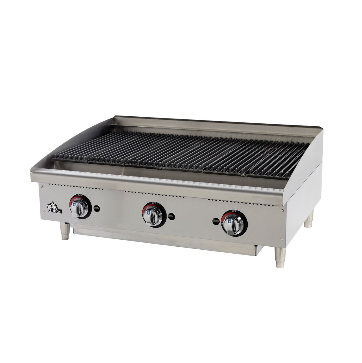Star 6136RCBF Field Convertible 36" Countertop Charbroiler Radiant Heat