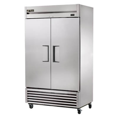 True T-43-HC 47" 2-Section Solid-Door Reach-In Refrigerator