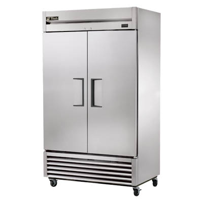 True T-43-HC 47" 2-Section Solid-Door Reach-In Refrigerator