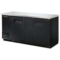 True TBB-3-HC 70" 2-Section Solid-Door Back Bar Cooler