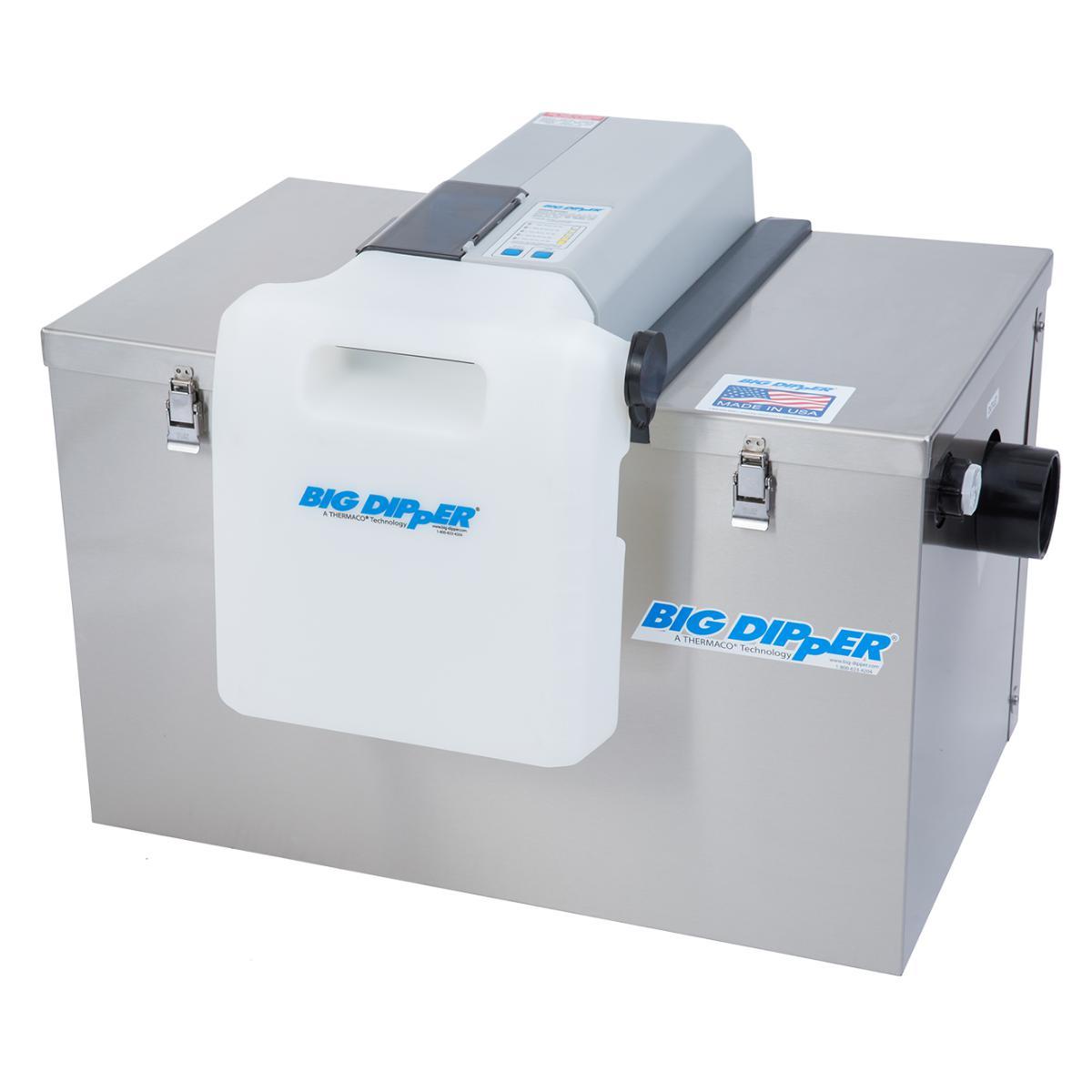 Thermaco Big Dipper W-350-IS 35 GPM Stainless Steel Automatic Grease Trap