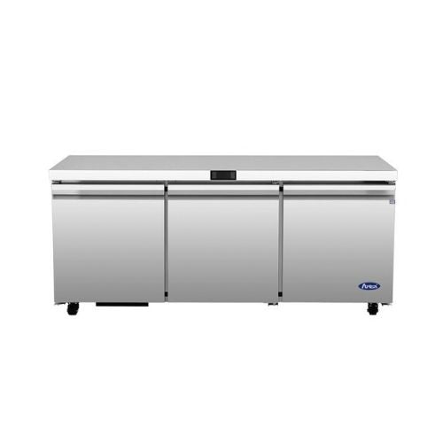 Atosa AUR72SD 72" 3-Section Undercounter Refrigerator