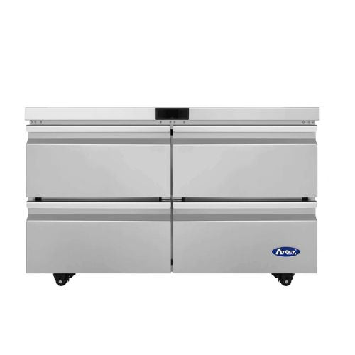 Atosa AUR48D4 48" Four-Drawer Undercounter Refrigerator