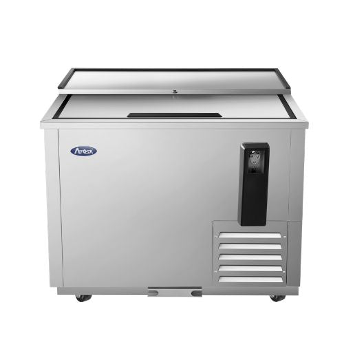 Atosa MBC36GR 36" Horizontal Bottle Cooler, Stainless Steel - front view