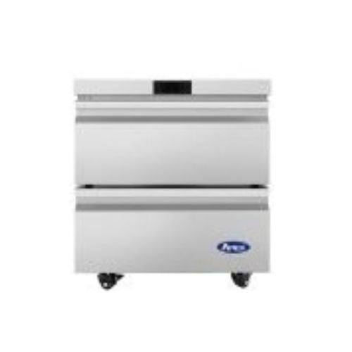 Atosa AUR27D2 27" Two-Drawer Undercounter Refrigerator