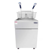 Atosa ATFS-75ES 75 lb. Liquid Propane Floor Fryer, Energy Star