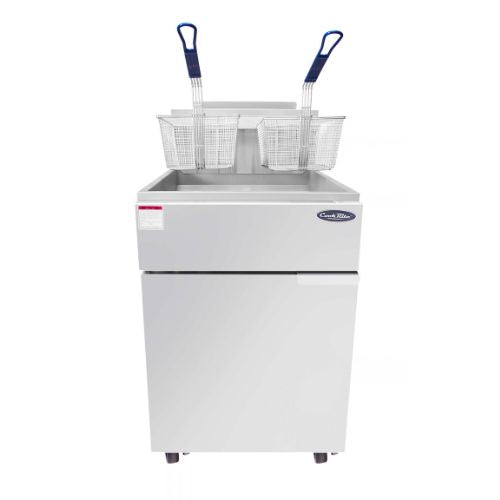 Atosa ATFS-75ES 75 lb. Liquid Propane Floor Fryer, Energy Star