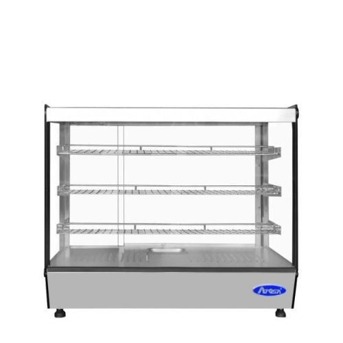 Atosa CHDS-53 28" Square Heated Display Case, 5.3 Cu. Ft. - front view