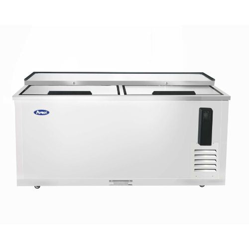 Atosa MBC65GR 65" Horizontal Bottle Cooler, Stainless Steel - front view