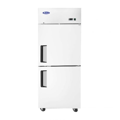 Atosa MBF8007GR 29" 1-Section Top Mount Reach-In Freezer, 2 Divided Door
