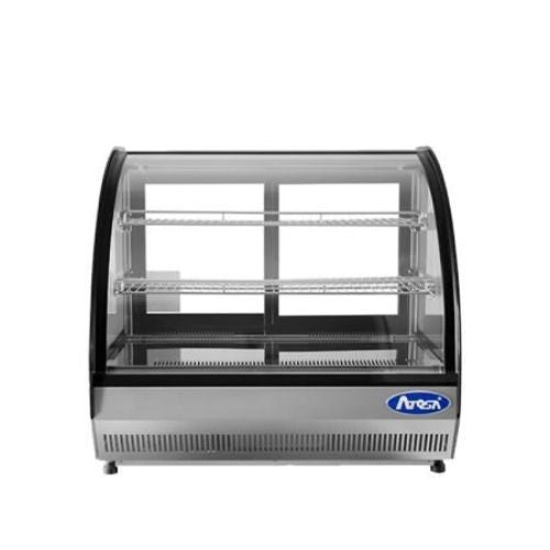 Atosa CRDC-35 28" Curved Refrigerated Display Case, 3.5 Cu. Ft. - front view