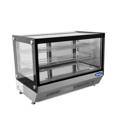 Atosa CRDS-56 36" Square Refrigerated Display Case, 5.6 Cu. Ft. - angled right side view