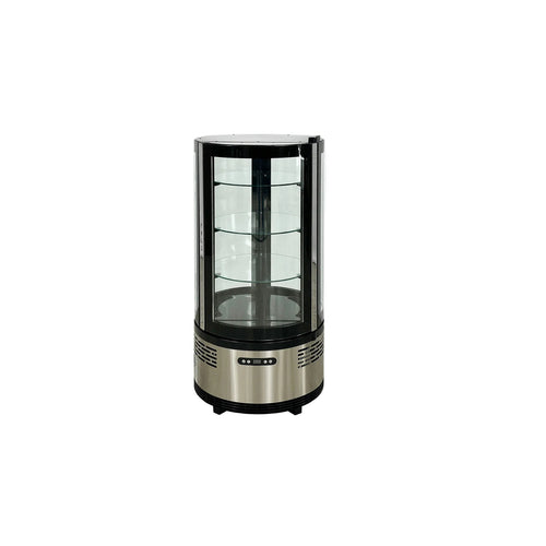 Yukon YARC-100R Round Refrigerated Display Case with Rotating Shelves