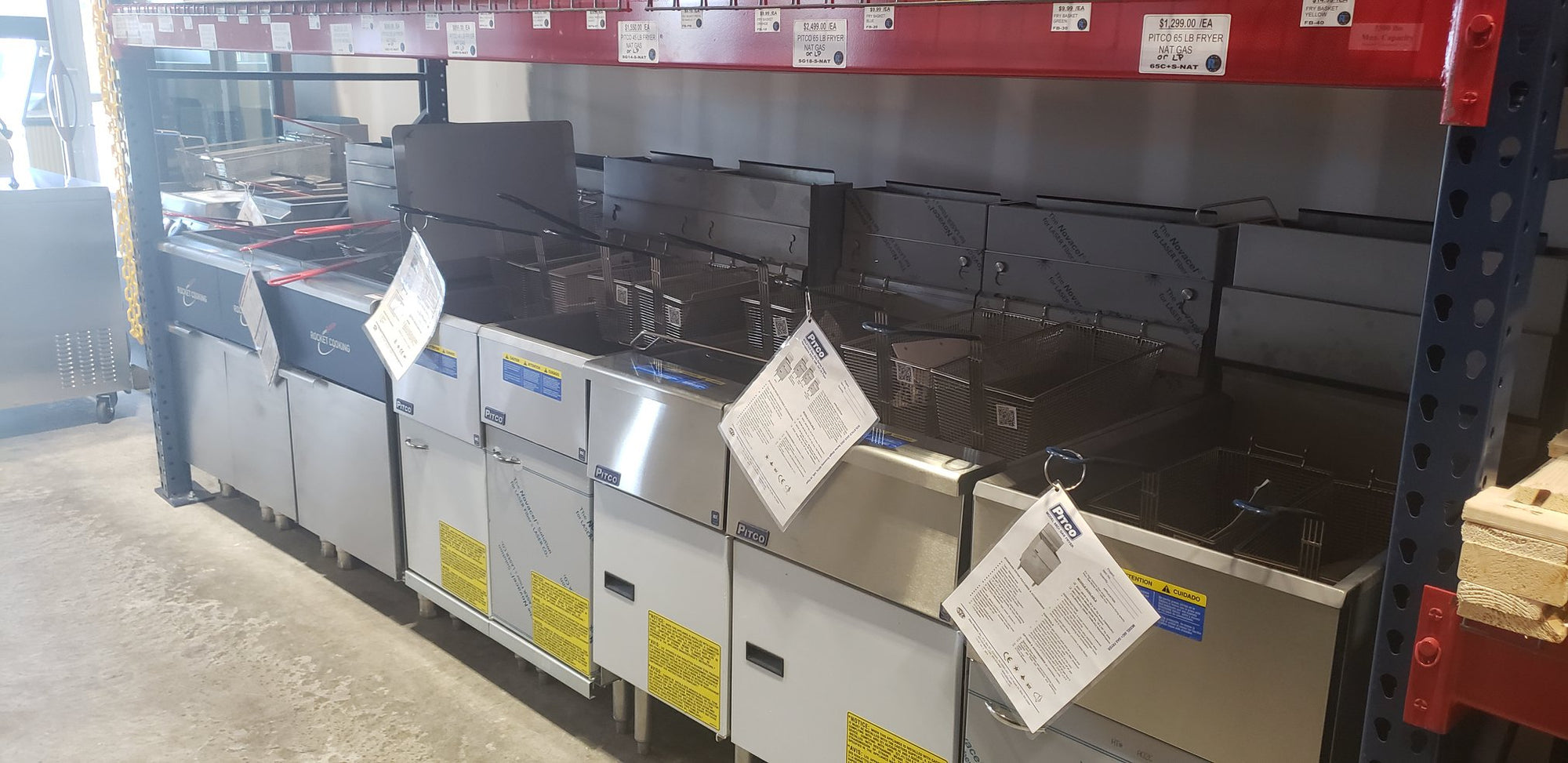 Fryers from Pitco, Vulcan, Atosa, Padela, Sierra, and more!  All capacities and types available in stock and priced great!