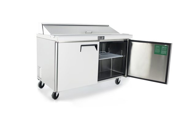 Atosa MSF8303GR 60" 2-Section Refrigerated Sandwich Prep Table