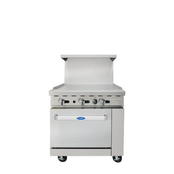 Atosa AGR-36G 36" Gas Range with Full 36" Griddle Top, Liquid Propane