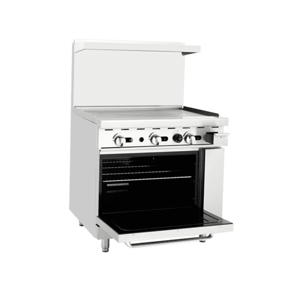 Atosa AGR-36G 36" Gas Range with Full 36" Griddle Top, Liquid Propane