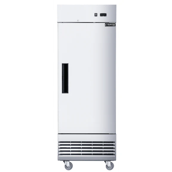 Dukers D28ER Compact Single Door Commercial Refrigerator, Stainless Steel, 28 Cu. Ft.