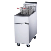 Dukers DCF3-NG Natural Gas Fryer with 3 Tube Burners