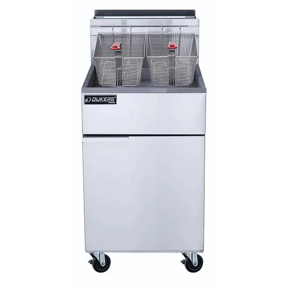 Dukers DCF5-NG Natural Gas Fryer with 5 Tube Burners