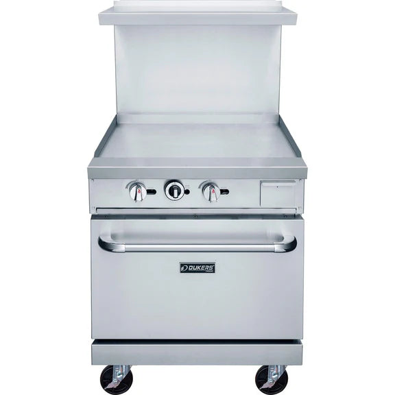 Dukers DCR24-GM 24" Gas Range with 24" Griddle