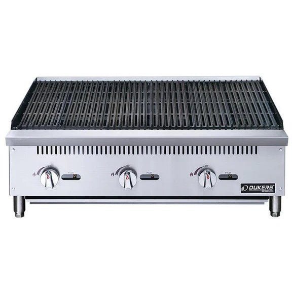 Dukers DCRB36 36" Countertop Charbroiler