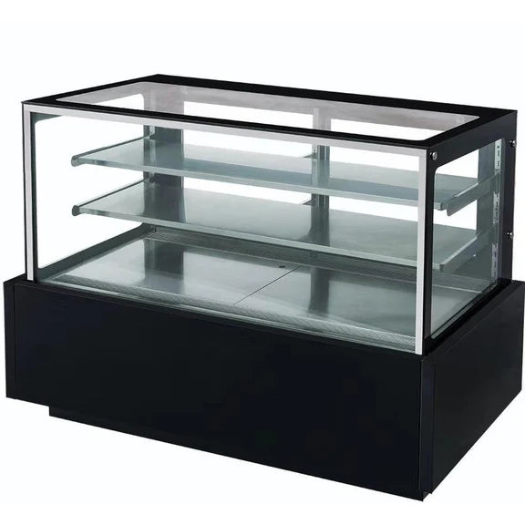 Dukers DDM60R 60" Straight Glass Cake Showcase