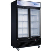 Dukers DSM-41F Commercial Glass Swing 2-Door Merchandiser Freezer, 41 Cu. Ft.
