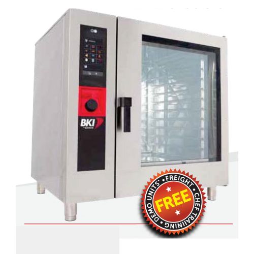 BKI EHE102R Combination Oven Electric Boiler (10) Full Bun Sheet