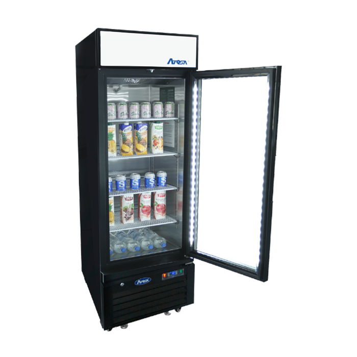 Atosa MCF8725GR (1) Glass Door Merchandiser Refrigerator