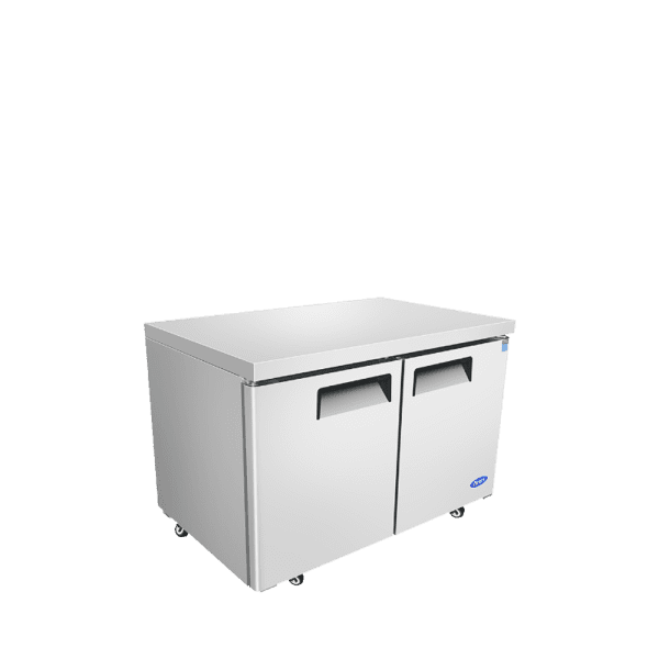 Atosa MGF8402GR 48" 2-Section Undercounter Refrigerator