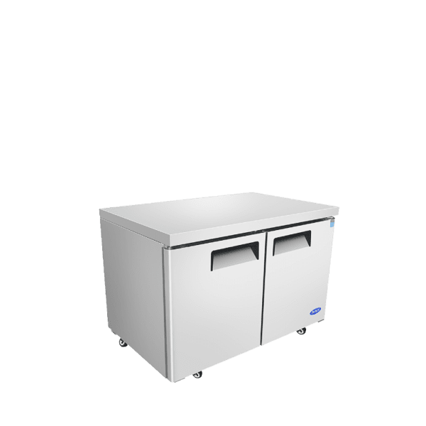 Atosa MGF8403GR 60" 2-Section Undercounter Refrigerator