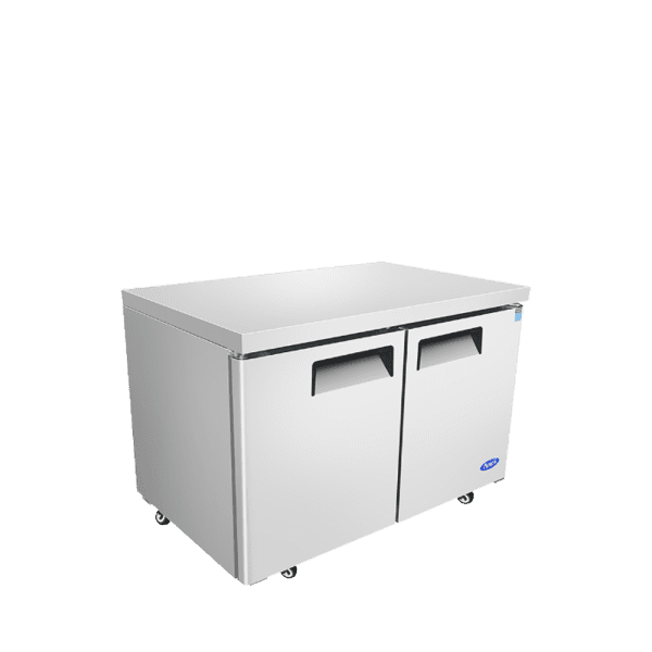 Atosa MGF8406GR 48" 2-Section Undercounter Freezer