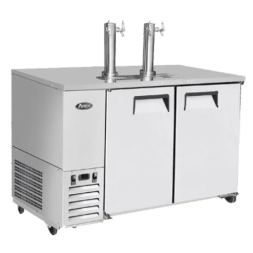 Atosa MCK58GR 58" 2-Door Draft Beer Cooler with 2 Keg Capacity