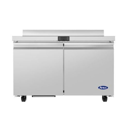 Atosa AWF48SD 48" 2-Section Worktop Freezer with Backsplash