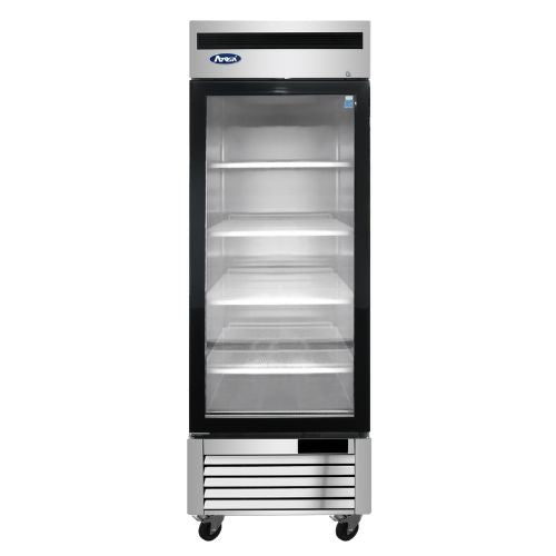 Atosa MCF8705GRL 27" 1-Door Glass Door Merchandiser Refrigerator, Left-Hinged