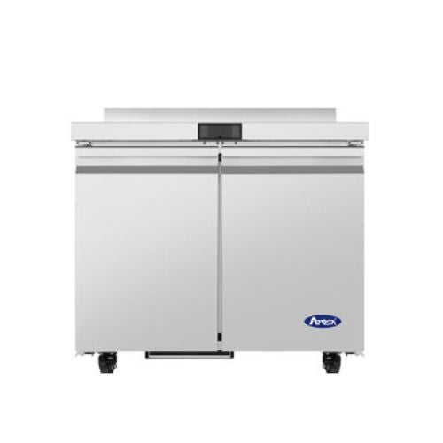 Atosa AWF36SD 36" 2-Section Worktop Freezer with Backsplash