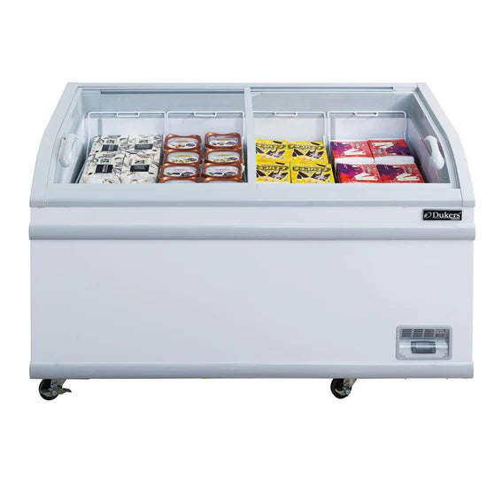 Dukers WD-500Y 56" Commercial Chest Freezer in White, 115V, 17.7 cu ft