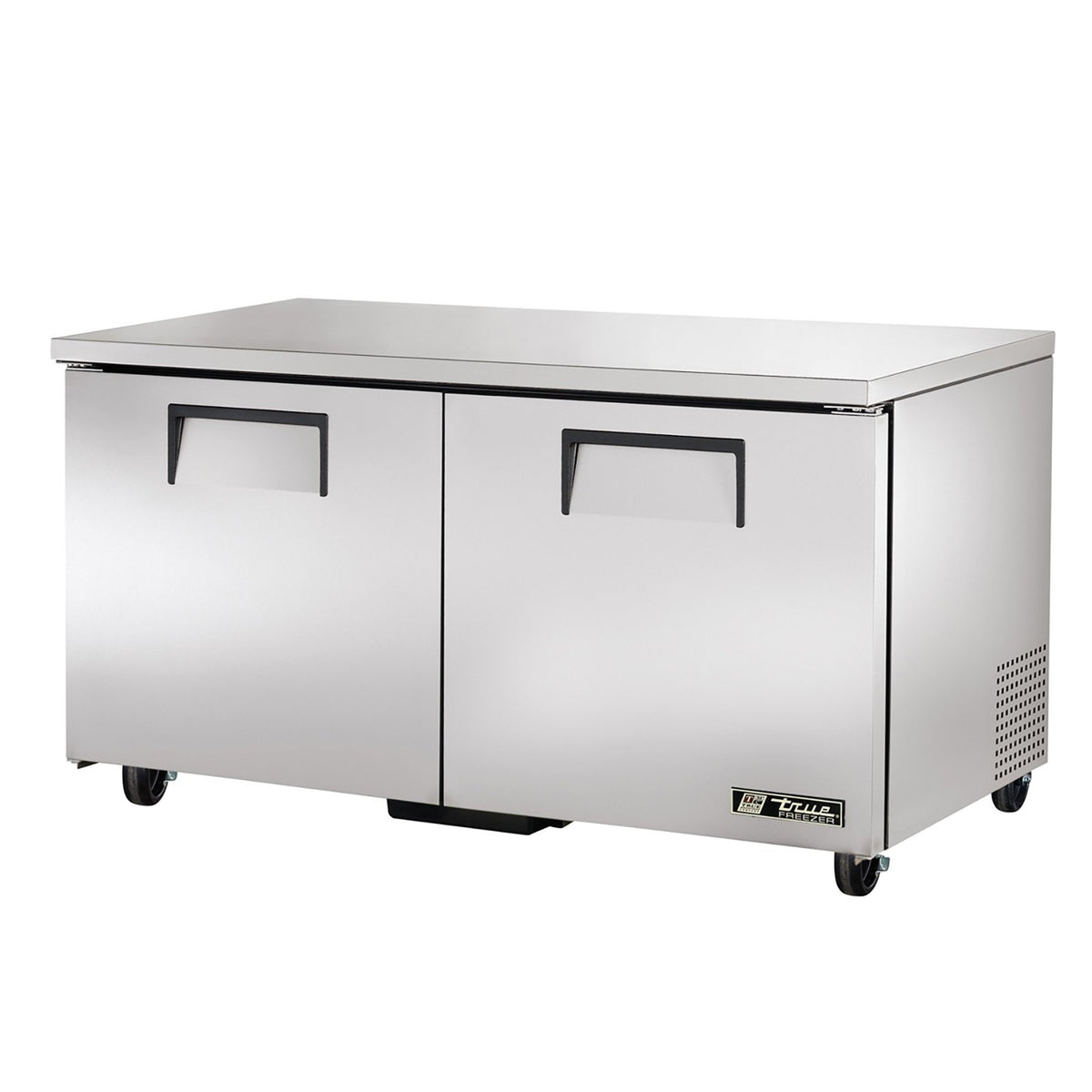 True TUC-60F-HC 60" 2-Section Solid-Door Undercounter Freezer