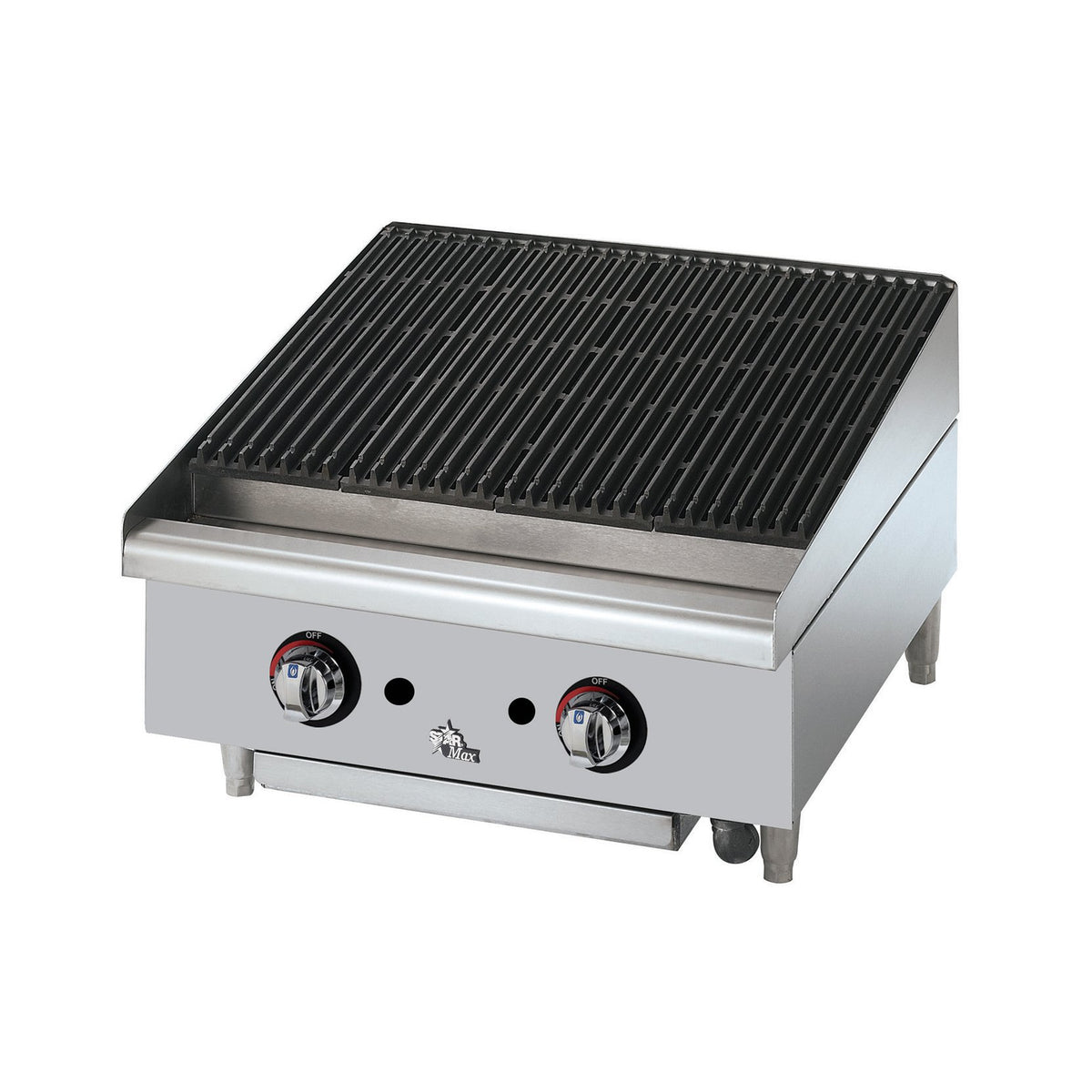 Star 6124RCBF Field Convertible 24" Countertop Charbroiler Radiant Heat