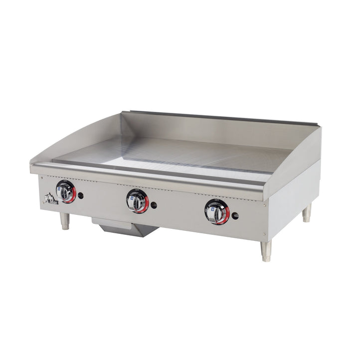 Star 636TF Field Convertible 36" Countertop Griddle Thermostatically Controlled - 84,900 BTU