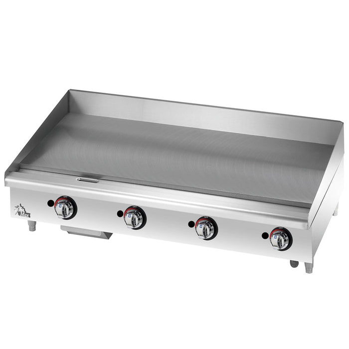 Star 648TF Field Convertible 48" Countertop Griddle Thermostatically Controlled - 113,200 BTU